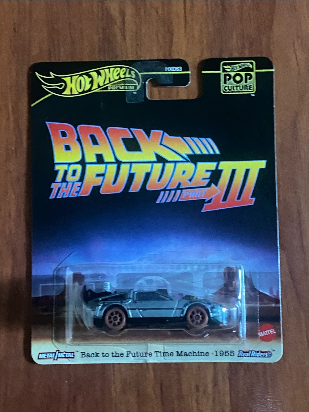 Hot Wheels Premium Pop Culture: Back to the Future Part III Time Machine (1955)